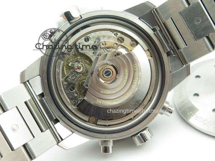 MIROTIME 0130 Classic Aquatimer Chrono IW376803 V6F 1:1 Best Edition Black Dial On SS Bracelet A 7361